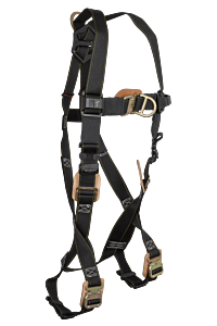 Falltech 8087Dfdqcs Arc Flash Nylon 1D+Fd Climbing Non-Belted Fbh, Small, Qc Legs/Qc Chest, Leather