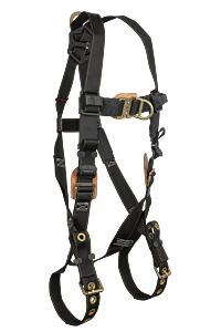 Falltech 8087Dfds Arc Flash Nylon 1D+Fd Climbing Non-Belted Fbh, Small, Tb Legs/Qc Chest, Leather