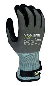 Armor Guys 00-840Vc-Xs Kyorene Pro Cut Gloves, Liner With Nitrile Palm Coating, Touchscreen, Velcro Closure, Ansi A4, Size X-Small
