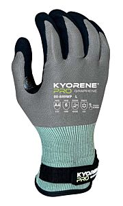 Armor Guys 00-849Wp-M Kyorene Pro Cut Gloves, Winter Liner With Nitrile Palm Coating, Velcro Closure, Touchscreen, Waterproof, Ansi A4, Size Medium