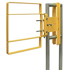 Fabenco Xl71-18Pc Xl Series Extended Coverage Self-Closing Safety Gate, Fits 19″-21.5" Clear Opening, Powder Coat Yellow