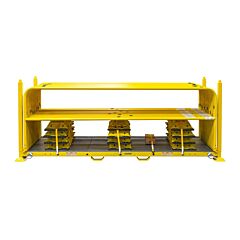 Tie Down 70895 Juggernaut Kit - Yellow With 22 10 Ft. Zip Rails And 23 Socket Bases