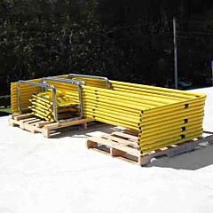Tie Down 71762 Yellow Stack Pallet Kit - Qty 11 10 Ft. Guardrails & Qty 12 Ucc Bases