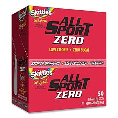 All Sport 10122541 Zero Drink Mix Powder Sticks, Skittles