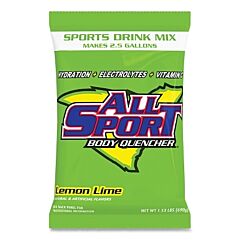 All Sport 10122611 Sports Drink Mix Pouches, Lemon-Lime, 2.5 Gal