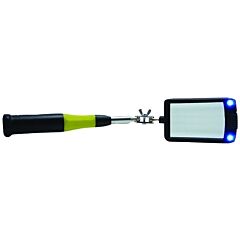 General Tools 80560 Telescoping Lighted Inspection Mirror, 2 In X 3 In, 12-1/4 In-33 In L