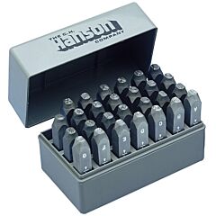 C.H. Hanson 20200 Standard Steel Hand Stamp Sets, 1/8 In, A Thru Z