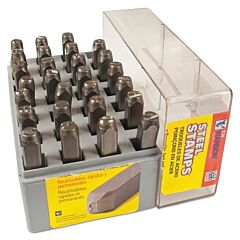 C.H. Hanson 20350 Standard Steel Hand Stamp Sets, 3/8 In, A Thru Z