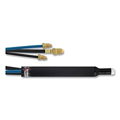 Best Welds 18P-12 18P Tig Torch Package, Water Cooled, 500 A, Machine Head, 12.5 Ft Cable, Braided Rubber