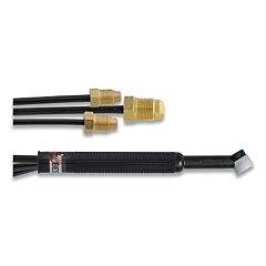 Best Welds 24W-12 24W Tig Torch Package, Water Cooled, 180 A, Rigid Head, 60°, 12.5 Ft Cable, Vinyl