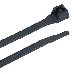 Gardner Bender 46-308Uvb Standard Cable Ties, 75 Lb Tensile Strength, 8 In, Ultraviolet Black, 100/Bag