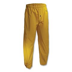 Onguard 7655400.2X Sitex Elastic Waist Rain Trousers, 0.35 Mm Thick, Pvc/Polyester, Yellow, 2X-Large
