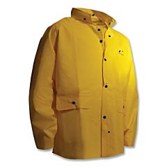 Onguard 7803200.2X Tuftex Rain Jacket, Hood Snaps, 0.30 Mm Thick, Pvc, Yellow, 2X-Large
