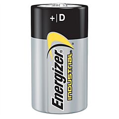 Energizer Dbat Industrial "D" Alkaline Batteries, 12/Pkg