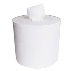 Kimberly Clark 01010 Scott Towels, Center Flow Roll, White, 500 Per Roll