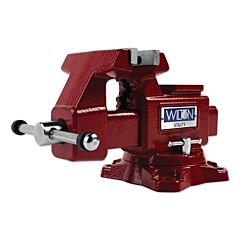 Wilton 28818 Utility Bench Vise, 4-1/2 In Jaw Width, 2-3/4 In Throat Depth, 360° Swivel