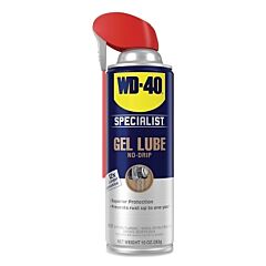 Wd-40 300103 Specialist® Gel Lube No-Drip, 10 Oz, Aerosol Can With Straw