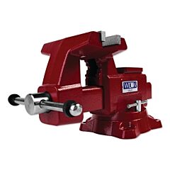 Wilton 28820 Utility Bench Vise, 6-1/2 In Jaw Width, 4 In Throat Depth, 360° Swivel Base
