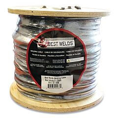 Best Welds 1-250 Welding Cable, 1 Awg, 250 Ft Reel, Black