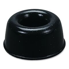 3M 184345 Bumpon™ Protective Product, Sj5009, Cylindrical With Concave Top, Polyurethane, 0.88 In Dia, 0.402 In H, Black