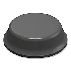 3M 184413 Bumpon™ Protective Product, Sj5012, Cylindrical With Flat Top, Polyurethane, 0.5 In Dia, 0.138 In H, Black