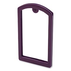Oilsafe 200007 Label Pocket Frame, 3.5 In L, 2 In W, Purple