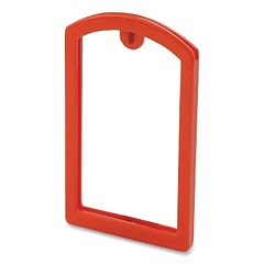 Oilsafe 200008 Label Pocket Frame, 3.5 In L, 2 In W, Red