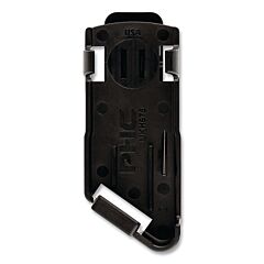 Pacific Handy Cutter A41012-7 Knife Holster, Ukh-675, 1 Pocket, Clip-On, Swivel, Plastic, For Qbar And Ezar, 3.875 In L X 1.625 In W X 1.5 In H, Black