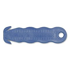 Klever Kcj-1B Klever Kutter Safety Cutter, 4-5/8 In L, Straight Blade, Steel, Plastic, Blue
