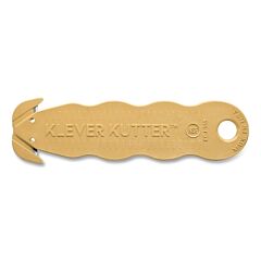 Klever Kcj-1Ssyx Klever Kutter™ Nsf® Food Zone Safety Cutter, For Poultry, 4-5/8 In L, Razor Style, Stainless Steel, Yellow