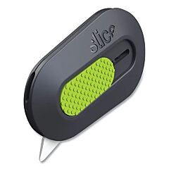 Slice 10514 Mini Cutter, 2-1/2 In L, Automatic Retracting, Ceramic, Plastic Handle, Gray
