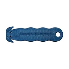 Klever Kcj-1Ssmdx Klever Kutter™ Nsf® Food Zone Safety Cutter, 4-5/8 In L, Razor Style, Stainless Steel, Blue, Metal Detectable