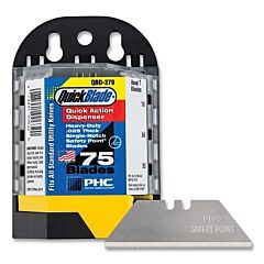 Pacific Handy Cutter B11205-7 Quickblade Dispenser, Qbd-379, With Sps-92 Duratip Safety Point Blades