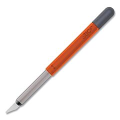 Slice 10589 Craft Knife, 6-1/2 In L, Fixed Blade, Ceramic, Nylon Handle, Black/Orange, With Safety Cap