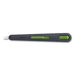 Slice 10474 Slim Cutter, 9/16 In L, Spring-Loaded Retraction, Zirconium Oxide, Nylon Handle, Black/Orange