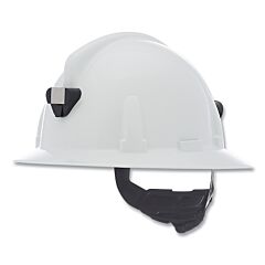 Msa C211087 Topgard® Protective Caps And Hat, Fas-Trac® Iii Ratchet, Full-Brim, White