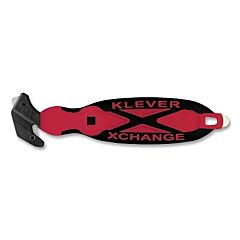 Klever Kcj-Xc-65R Xchangexd Hook Cutter, 7 In L, Straight Blade, Steel, Plastic, Black/Red