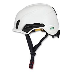Msa 10242822 V-Gard® H2™ Safety Helmet, Type Ii, Full Contact Rachet, Non-Vented, Mips® System, White