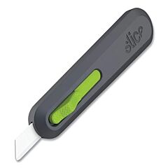 Slice 10554 Auto-Retractable Utility Knife, 6 In L, Ceramic, Plastic Handle, Black