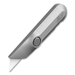 Slice 10582 Drywall Knife, 6.1 In L, Fixed, Ceramic, Zirconium Oxide, Silver/Orange
