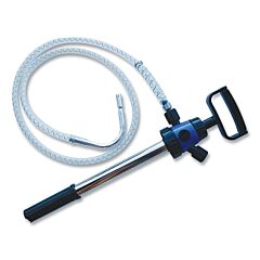 Oilsafe 102302 Premium Pump, 19.5 In L Hose, For 3/ 5 Or 10 Liter/Us Quart Drums, Blue