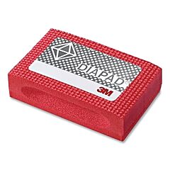 3M 068060-66691 Flexible Diamond Hand Laps 6200J, 2-1/4 In X 3-3/4 In, M74, Red