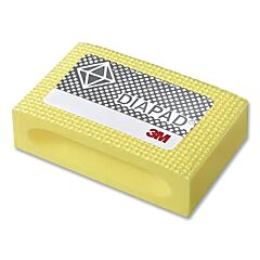 3M 068060-66692 Flexible Diamond Hand Laps 6200J, 2-1/4 In X 3-3/4 In, M40, Yellow