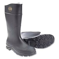 Servus 18821-110 Ct™ Economy Knee Boots, Steel Toe, Size 11, Pvc, Black