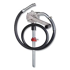 Oilsafe 950020 Rotary Barrel Pump, 1.8 M Hose With Metal Nozzle