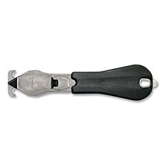 Klever Pls-302Xc-40 Xchange Pls Safety Cutter, 6-1/2 In L, Straight Blade, Carbon Steel, Magnesium Handle, Metallic Gray