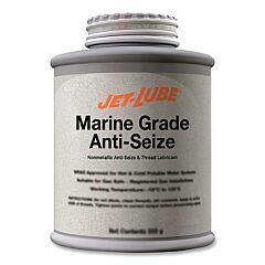 Jet-Lube 49702 Marine Grade Anti-Seize Nonmetallic Anti-Seize And Thread Lubricant, 1/2 Lb, Brushtop Can