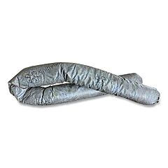 Spilfyter G-30 Sorbent Sock, 3 In W X 4 Ft L, Universal, 100% Recycled Materials, Gray