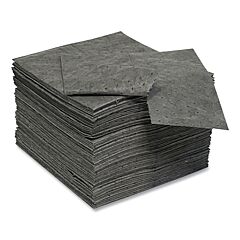 Spilfyter Db-75 Sorbent Pads And Rolls, 16 In L X 18 In W, Universal, Premium, Single-Ply, Gray, Pads