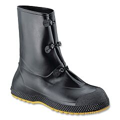Servus 11001-Sml Sf Pvc Overboots, Mid, Small, 12 In H, Black